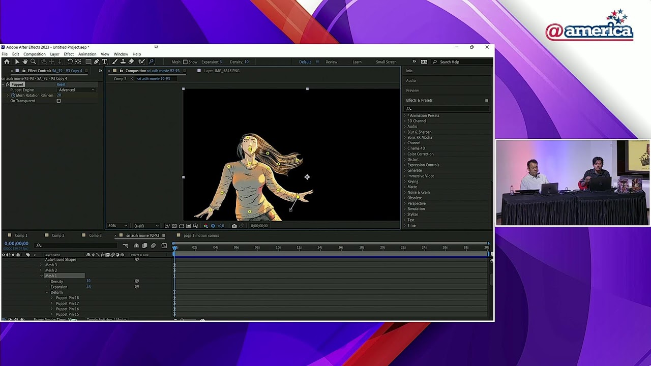 Workshop@america: Motion Comic Production