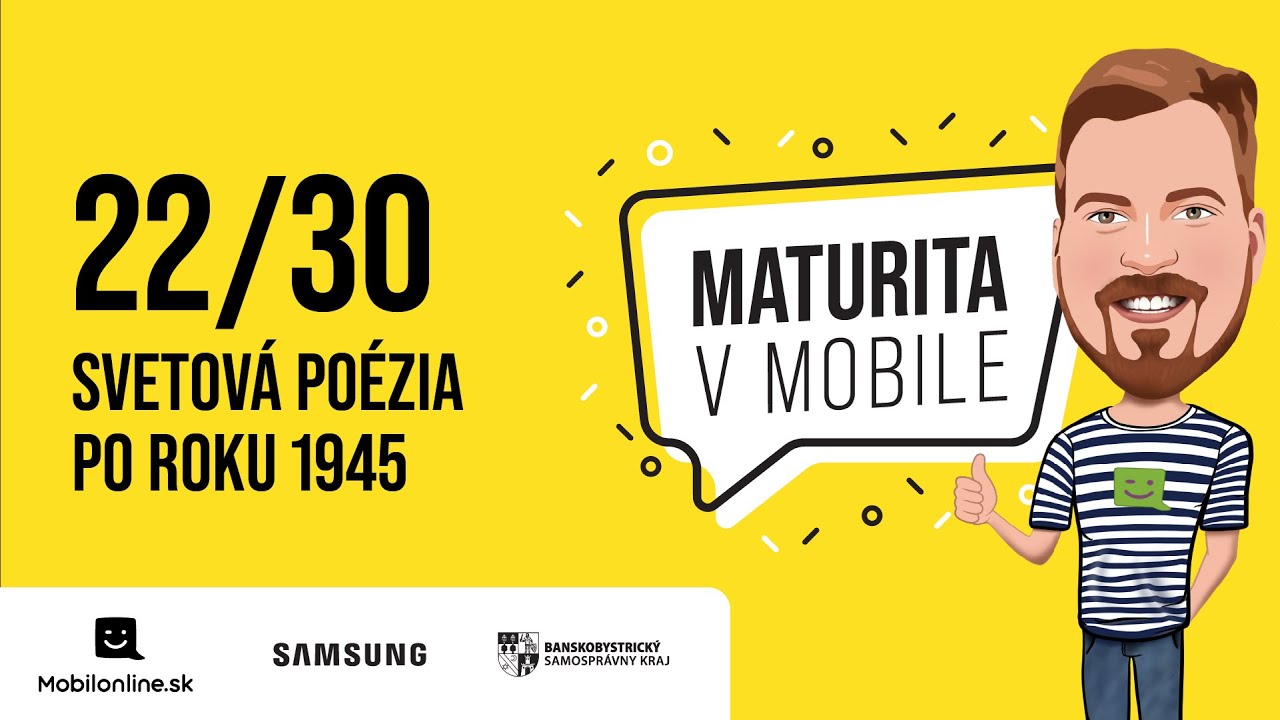 Maturita v Mobile - 22/30 SVETOVÁ POÉZIA PO ROKU 1945