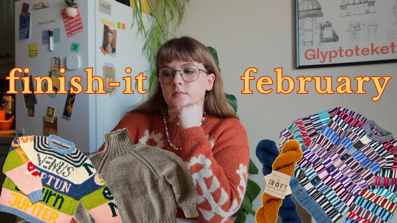 Finish-it February and my colour inspiration || Knitting Podcast Ep. 3