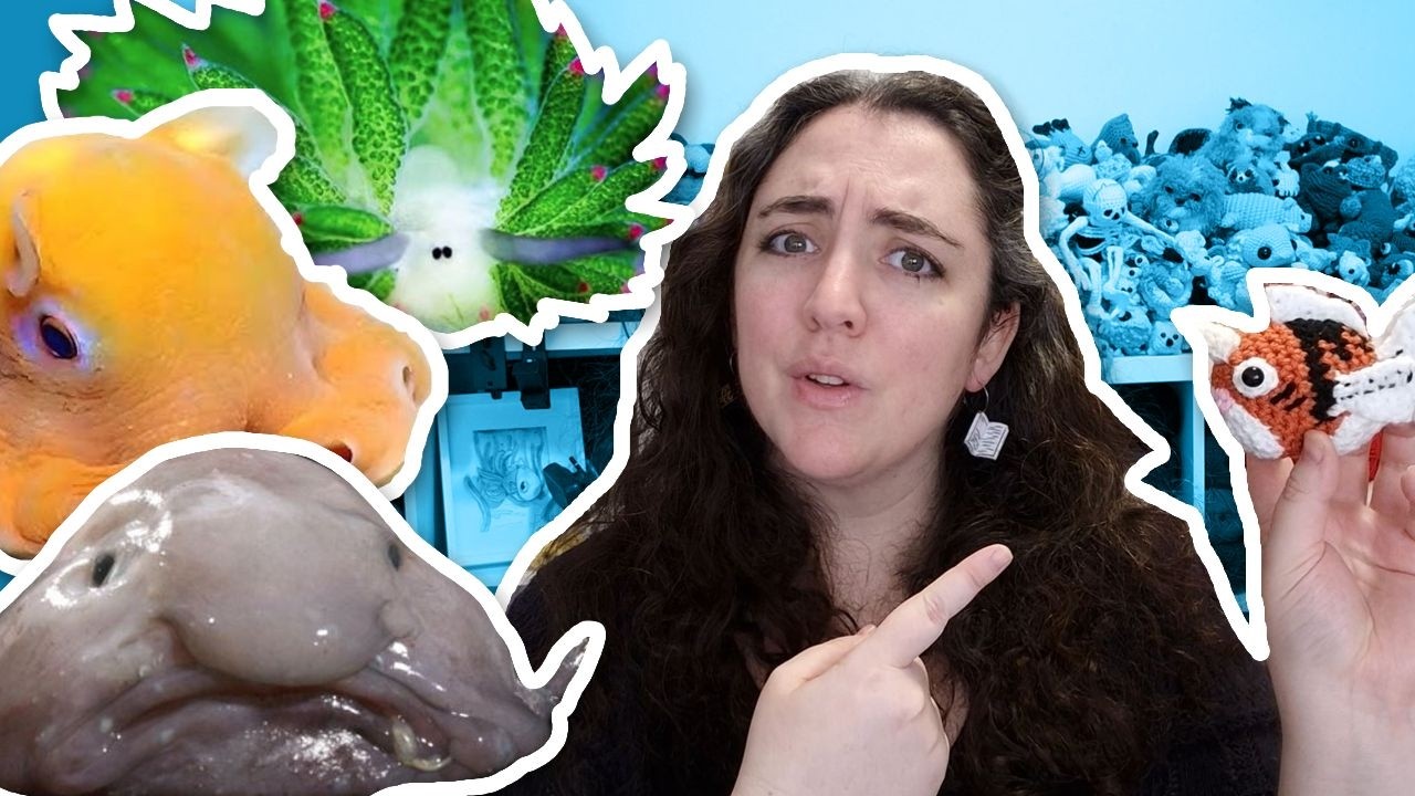 Crocheting the deep-sea weirdos you've been asking for (and making them cute!)