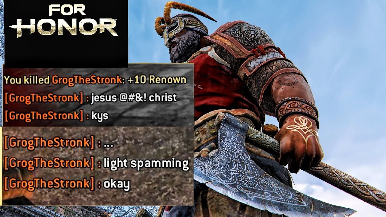 [FOR HONOR] Ranked duel moment - LIGHT SPAMMING AND KYS - High level duel the Zerk
