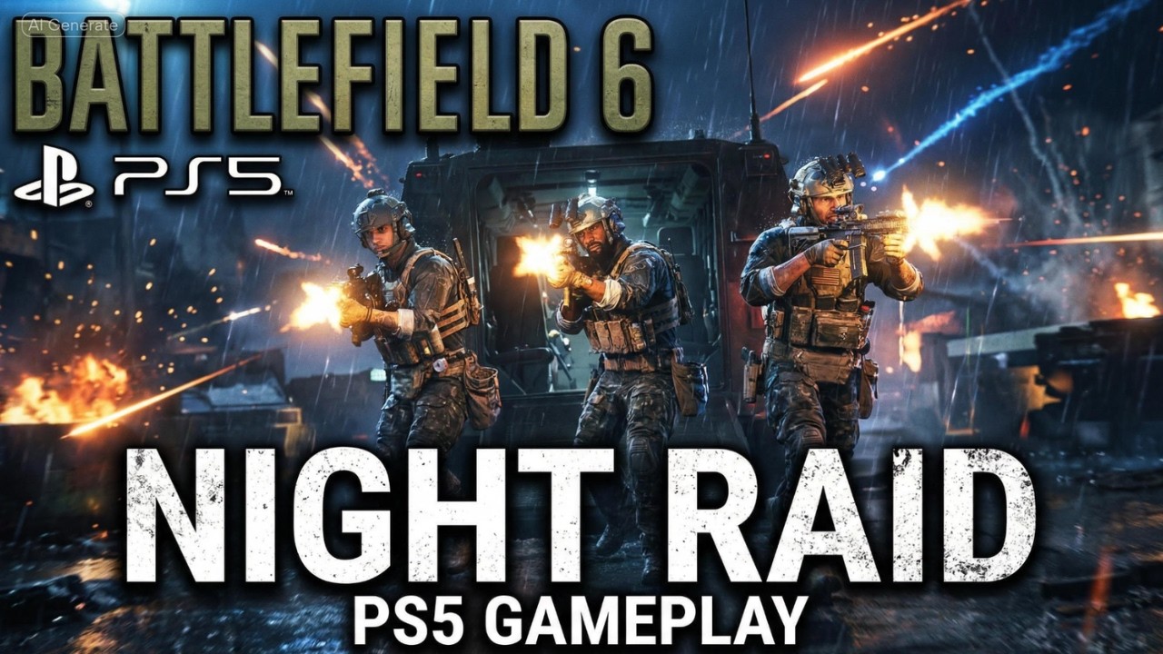 Battlefield 6 PS5 Night Raid Mission!