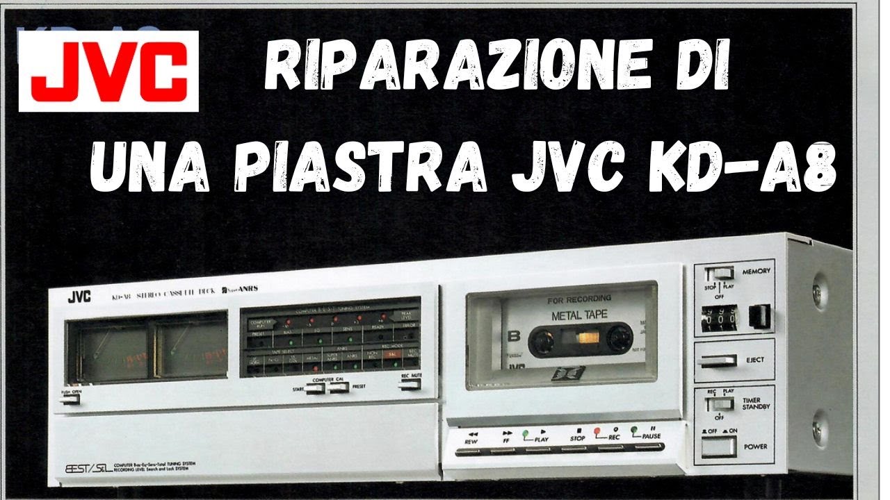 Riparazione JVC KD- A8 con  ANRS
