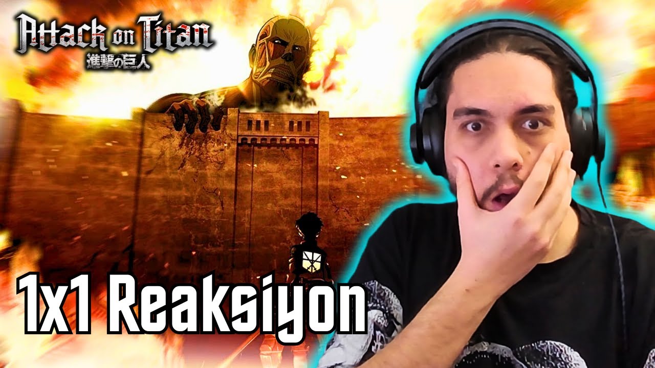 İLK KEZ Attack On Titan İzliyorum! | Attack On Titan 1x1 Reaksiyon