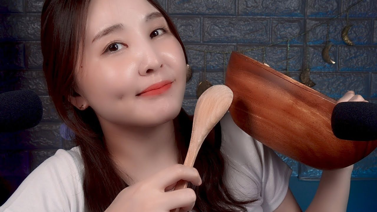 나무 긁는 소리 ASMR｜나무 숟가락 비비면서 수다 2｜Rubbing Wood Spoon