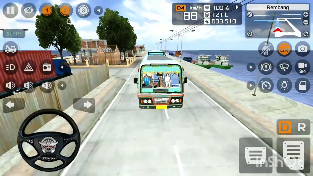 Bus simulator indonesia. Govt bus driving 