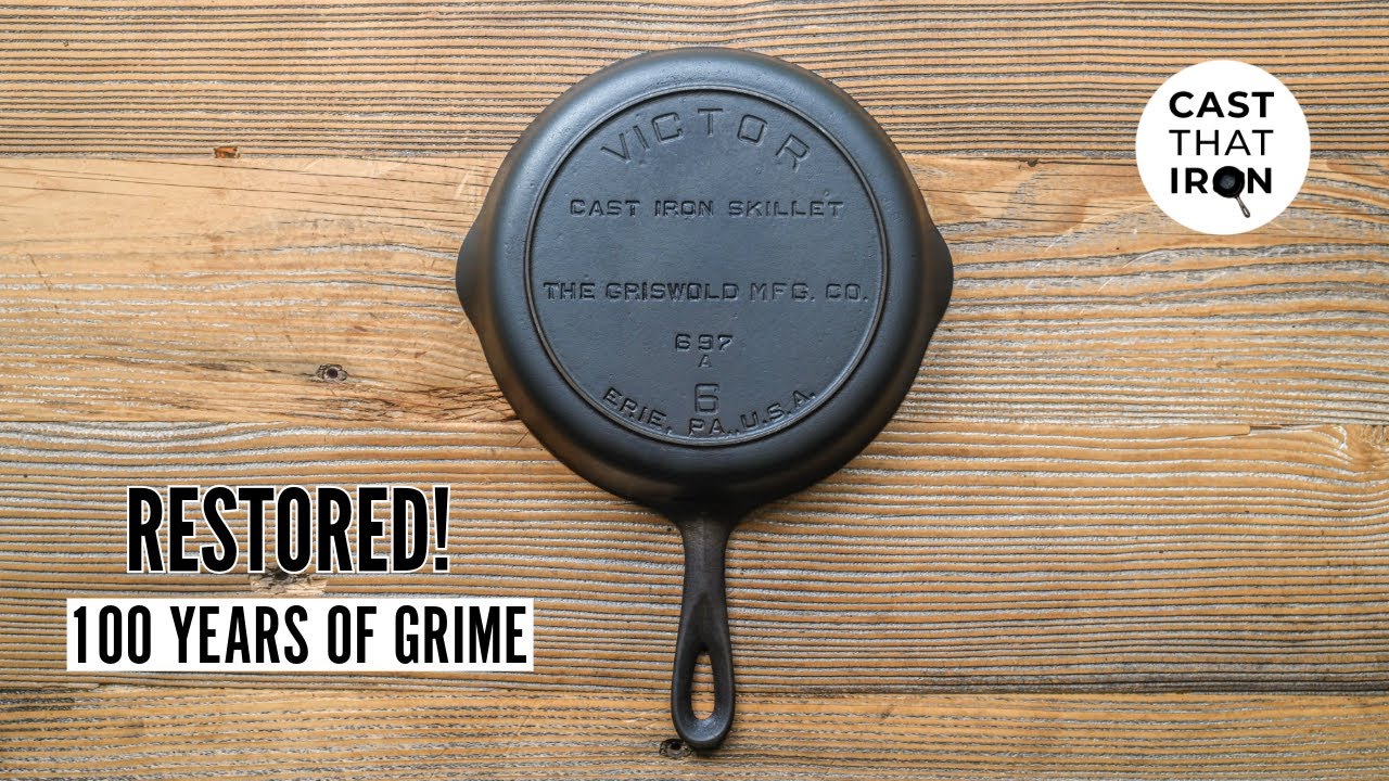 1920s Griswold Victor No. 6 Cast Iron - Full Restoration