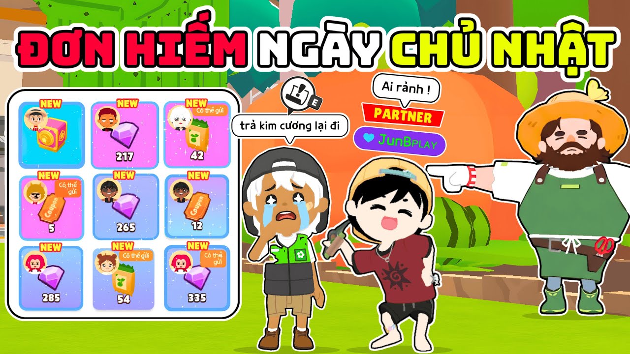 Play Together | Mình Thử Làm Mới 10 Đơn Hàng Ngày Chủ Nhật Tìm Đơn KC Hiếm Ở Nông Trại