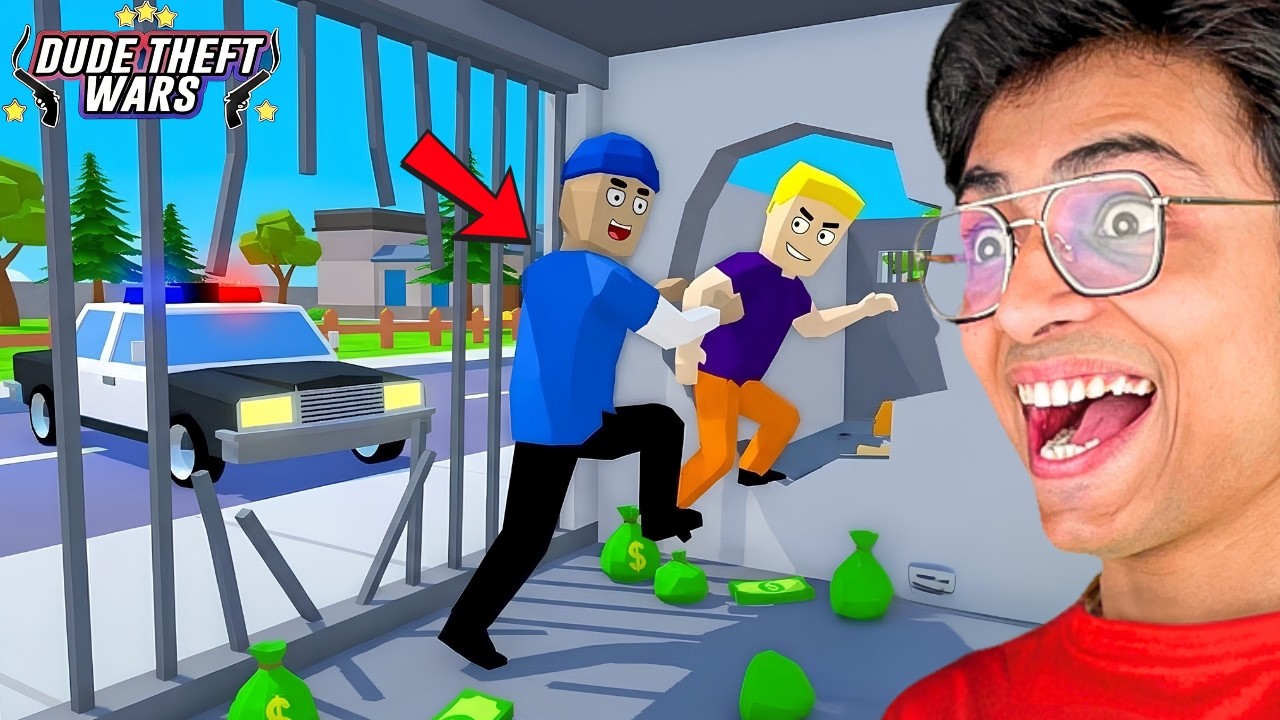 SAVING RICHIE FROM JAIL in DUDE THEFT WARS😱