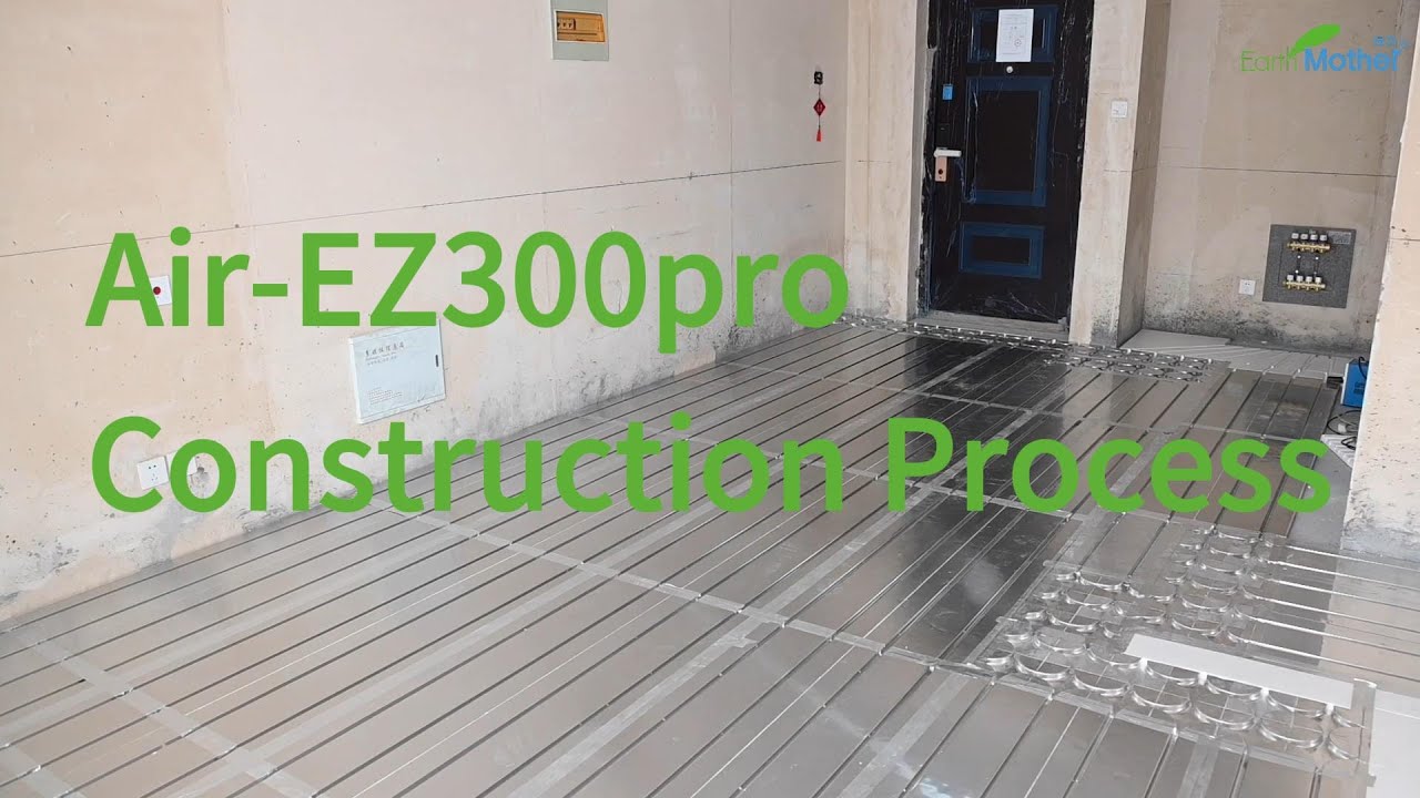 Air EZ300pro Construction Guidance | How to install dry UFH in a house with wooden and tiled floors?