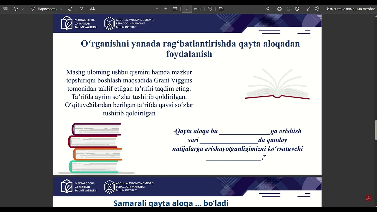 10 mavzu Formativ va Summativ baholash tizimi va mohiyati, Baholash