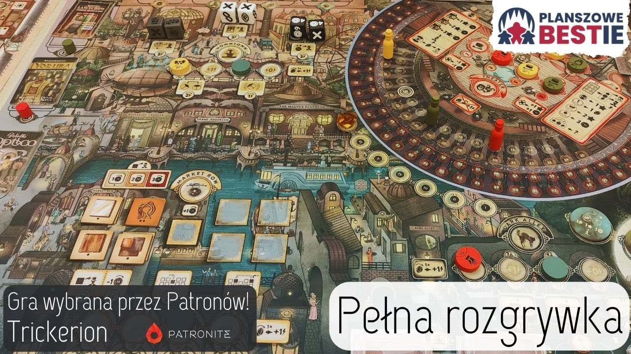 Trickerion (+ Świt technologii) - Rozgrywka -  Planszowe Bestie #569 - 20.07.2025