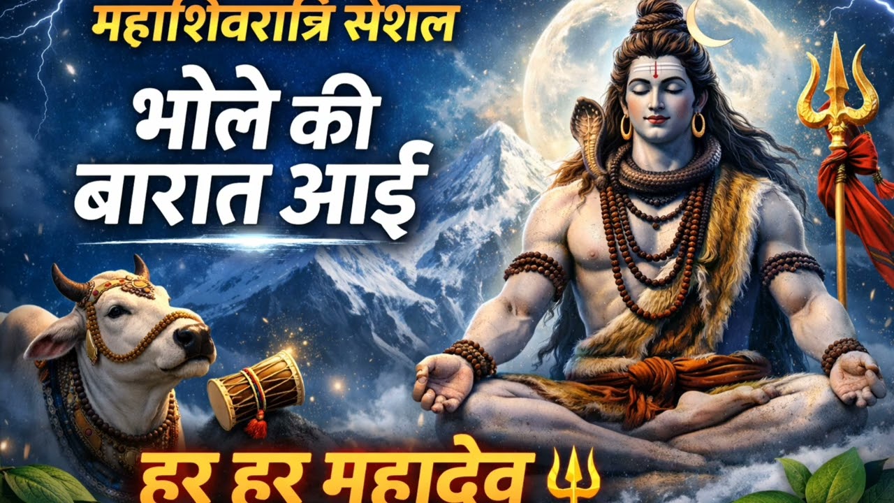 Mahashivratri Bhajan 2026 🙏 | भोले की बारात आई | Har Har Mahadev | Shiv Bhajan | ॐ नमः शिवाय | 