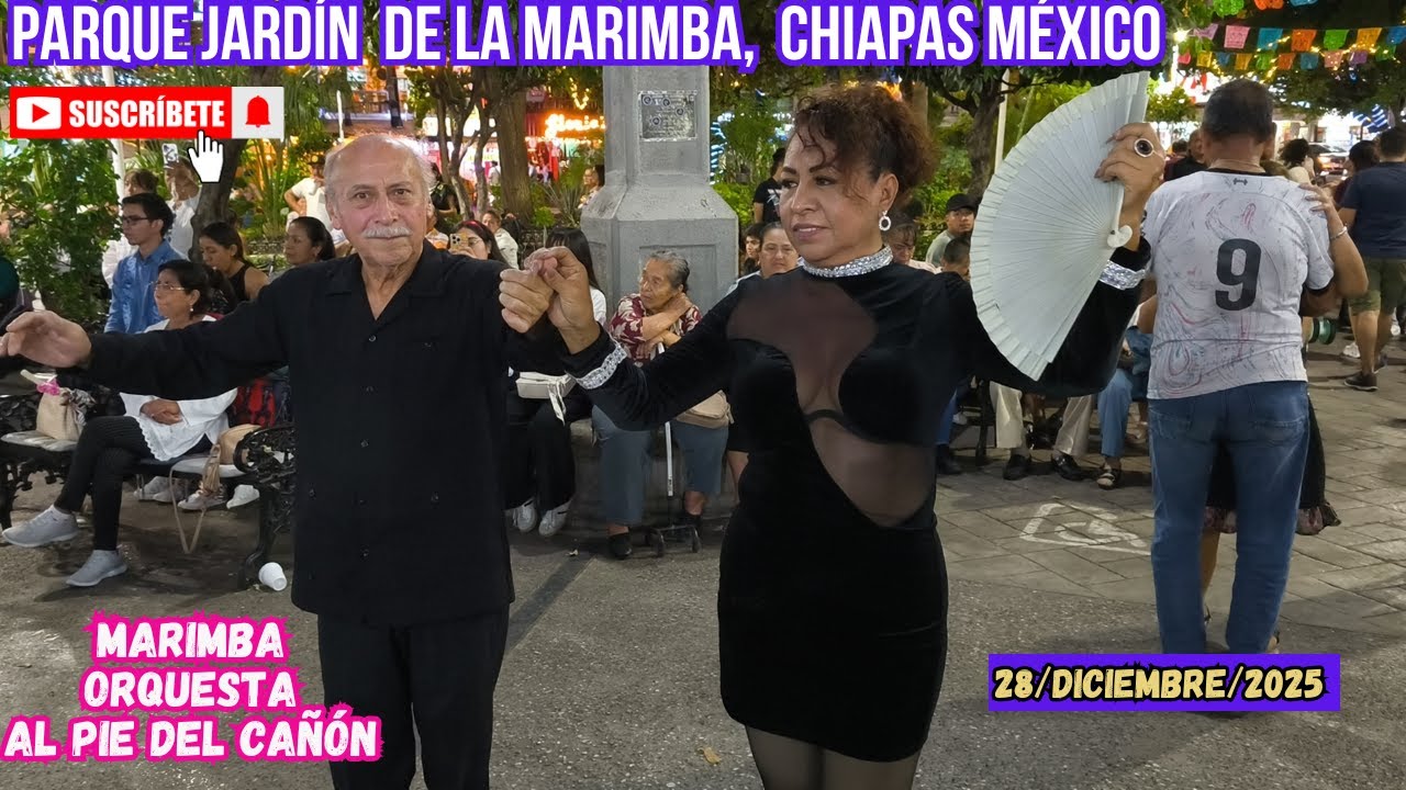 Danzón al son de la Marimba, 28/Diciembre/2025, Parque Jardín de la Marimba, Tuxtla Gutiérrez, Chis