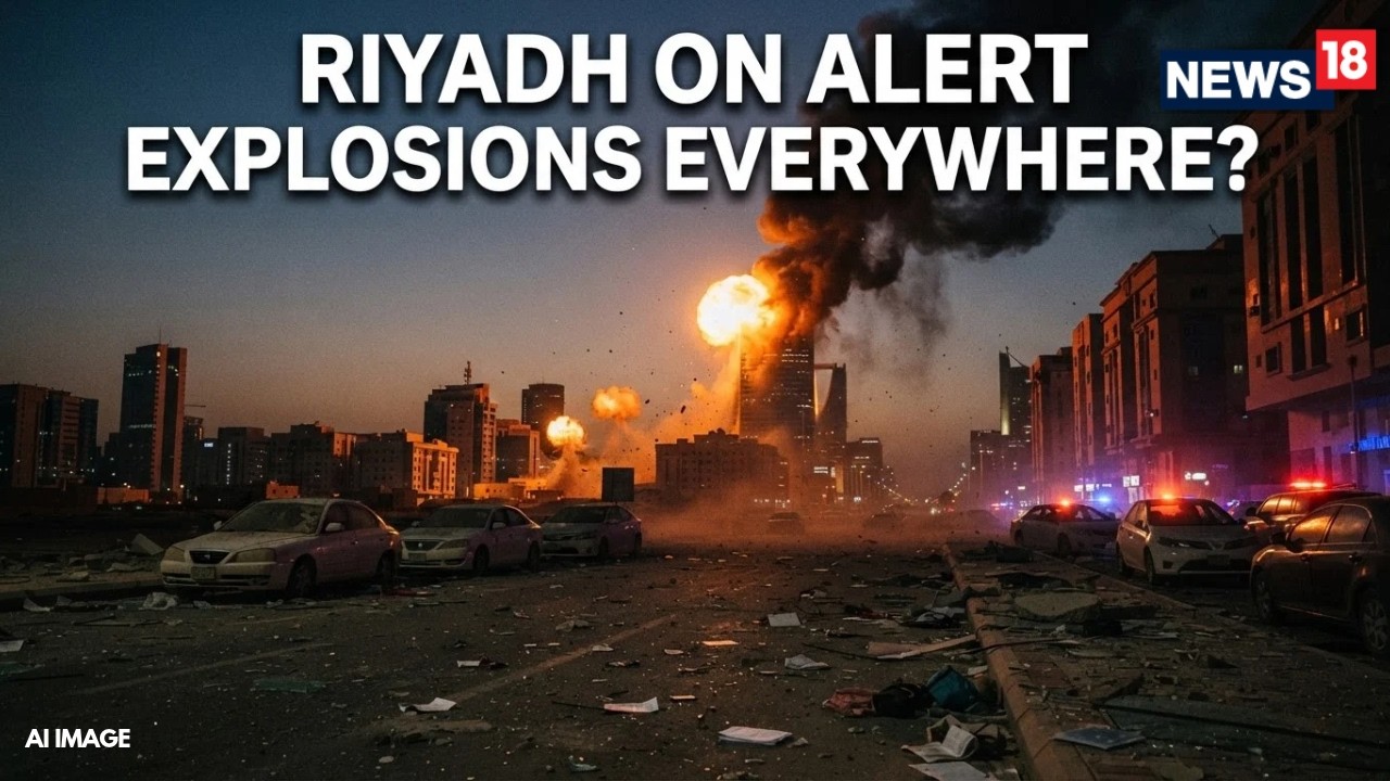 Live: Saudi Under Attack LIVE: Massive Flames Near Riyadh Airport After Overnight Air Raid Alert