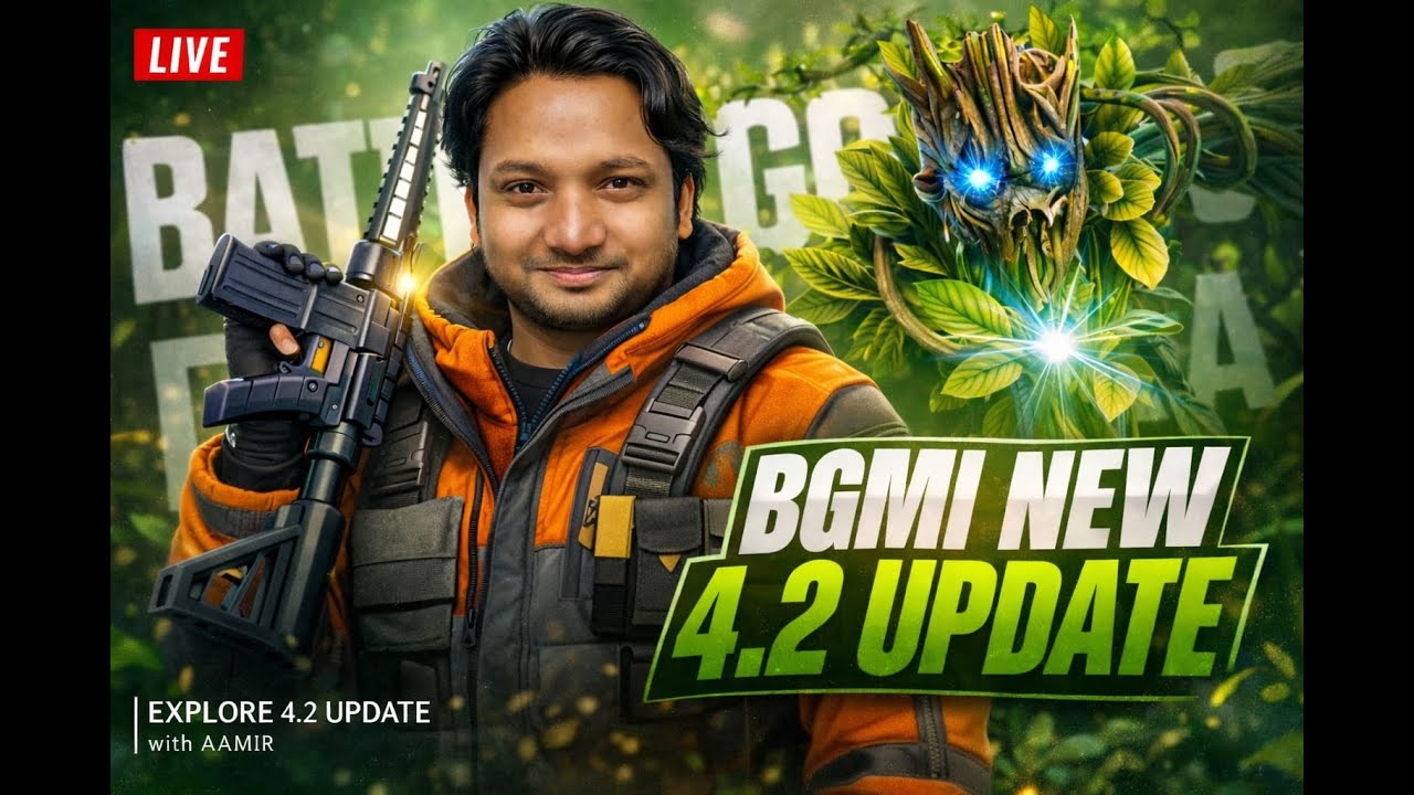BGMI Live  🔴  :  4.2 Update Squad Tabahi 😈🔥 Erangel & Livik | RuAdi Gaming