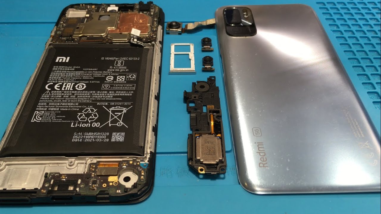 Xiaomi Redmi Note 10 5G Не включается. Нет подсветки дисплея.
