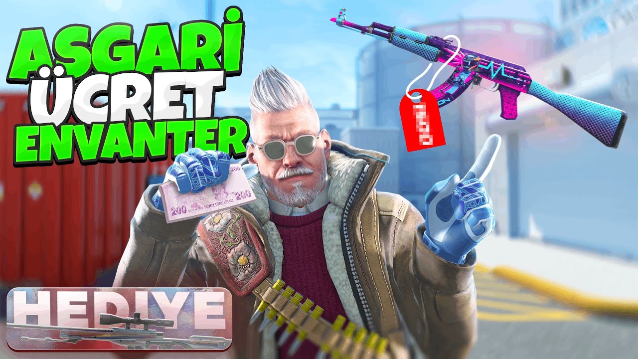 CS2 YENİ ASGARİ &Uuml;CRETLE ENVANTER DİZME 28 BİN 75 TL (YENİ HEDİYE)