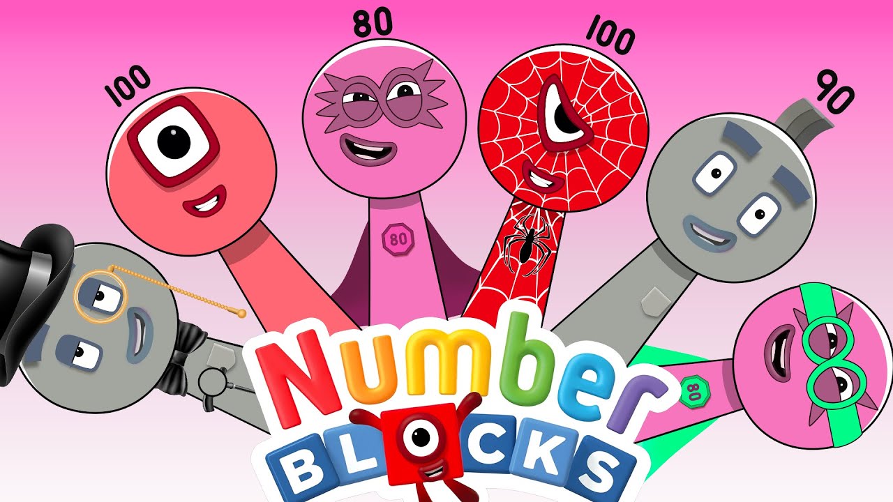 Sprunki OC Numberblocks 80, 90, 100 | Compilation Incredibox #sprunki #incredibox #numberblocks