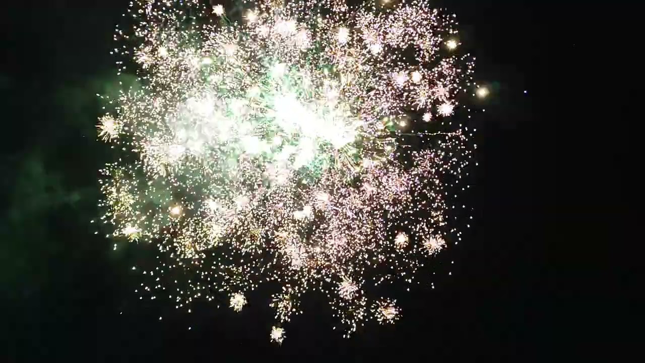 Feuerwerk für einen runden Geburtstag in Quedlinburg.