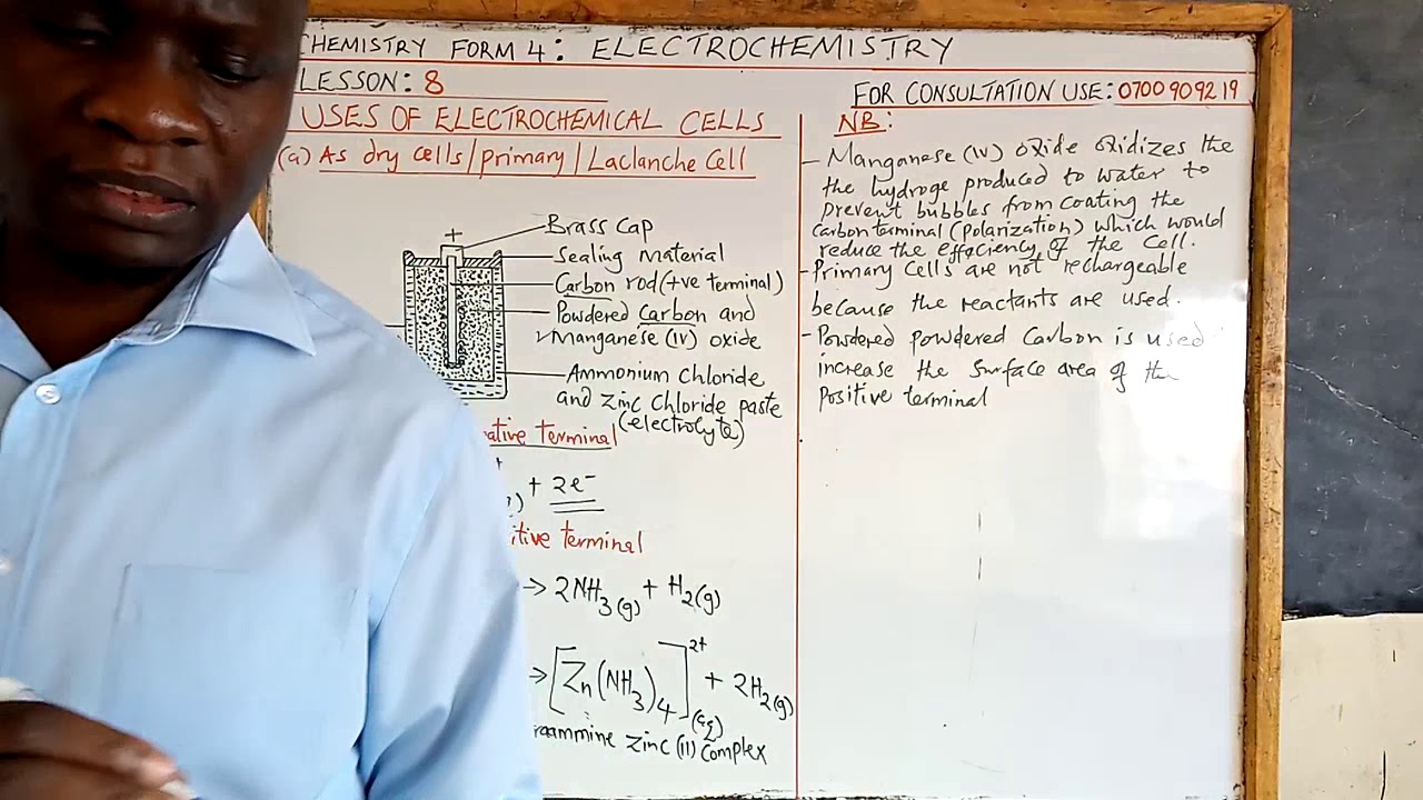 Form 4 chemistry - Electrochemistry Lesson 8
