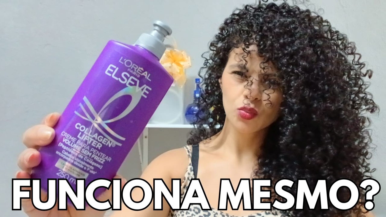 FINALIZEI MEUS CACHOS COM ELSEVE COLLAGEN LIFTER VOLUME SEM FRIZZ | FIQUEI CHOCADA COM RESULTADO