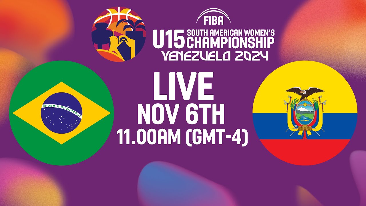 Brazil v Ecuador | Full Basketball Game | South American U15 Women's Championship 2024