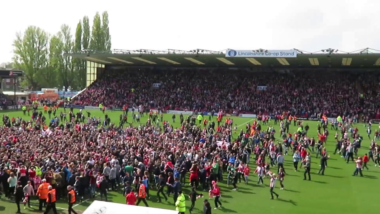 IMPVASION at Sincil Bank..............LINCOLN CITY F.C. NATIONAL LEAGUE CHAMPIONS