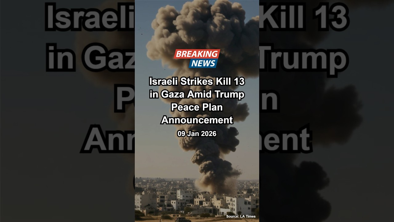 Israeli Strikes Kill 13 in Gaza 