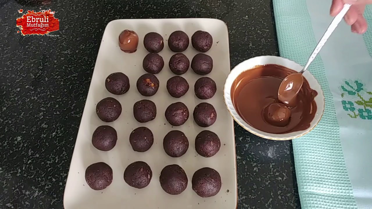 🔝ÇİKOLATALI LEZZET TOPLARI👌Artan keklerden enfes Trüfler yapabilirsiniz👍🔝