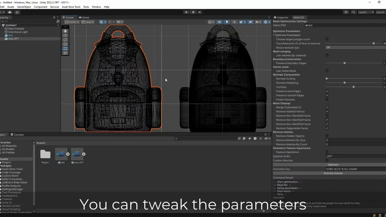 AMAZ3D - Unity plugin Tutorial