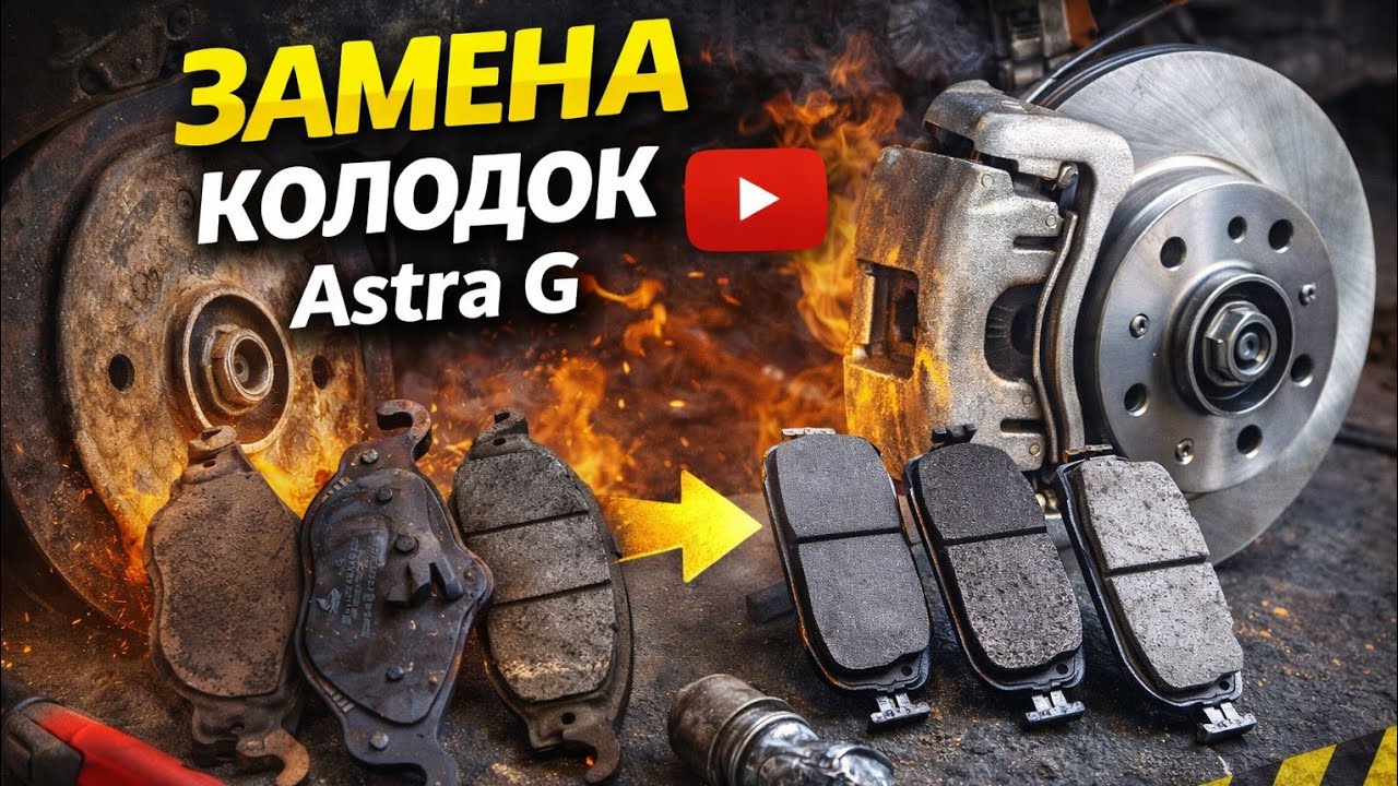 №15.Замена колодок Astra G
