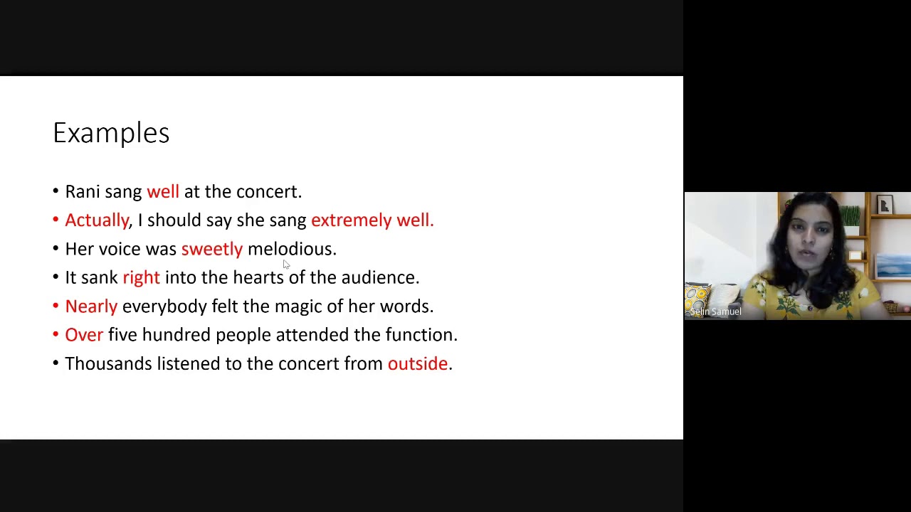 Understanding Adverbs