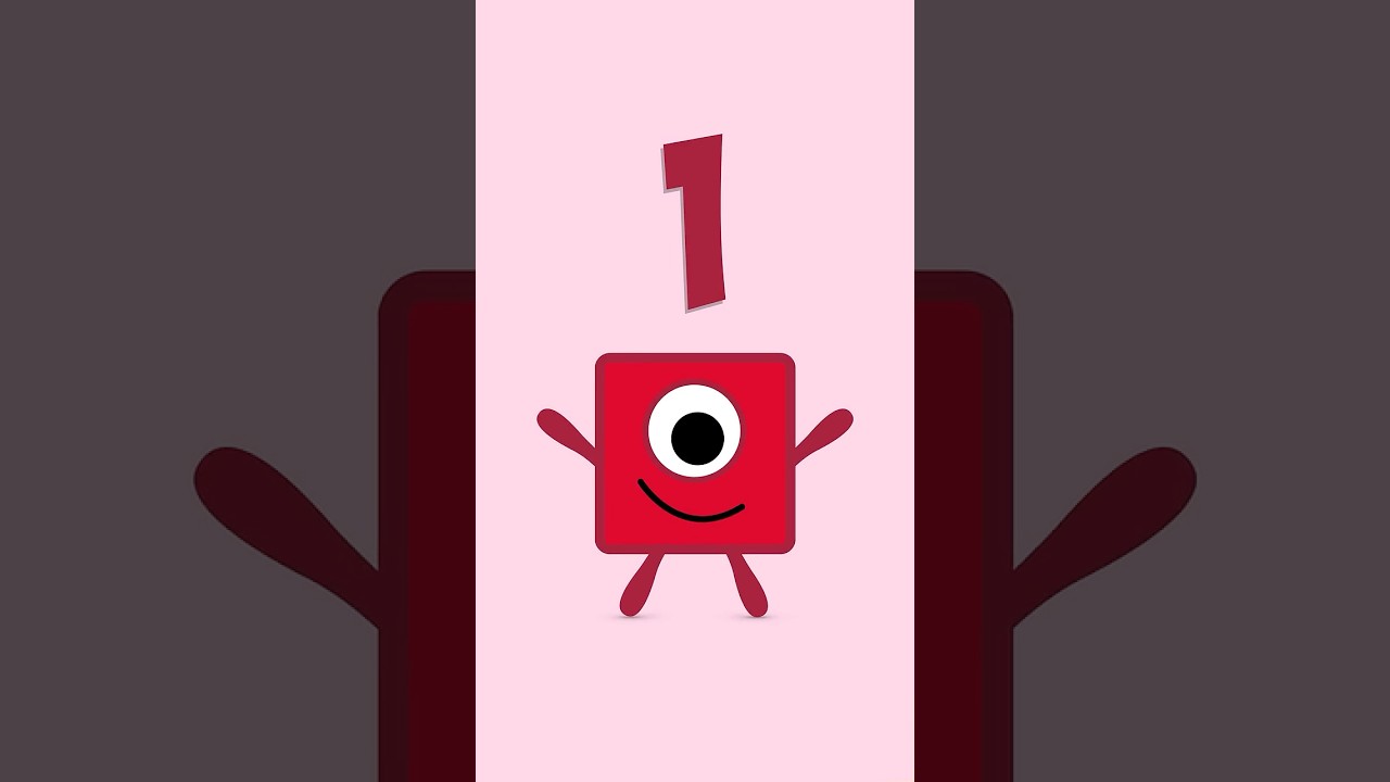 Numberblocks Numbers & Counting 1-10 | Fun ending #shorts