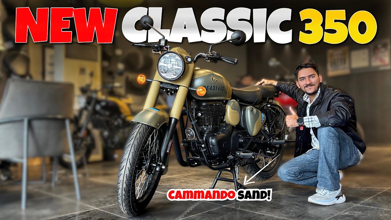 🔥2025 New Royal Enfield classic 350 commando Sand - On road Price, Features Review ​⁠@BikesHunt
