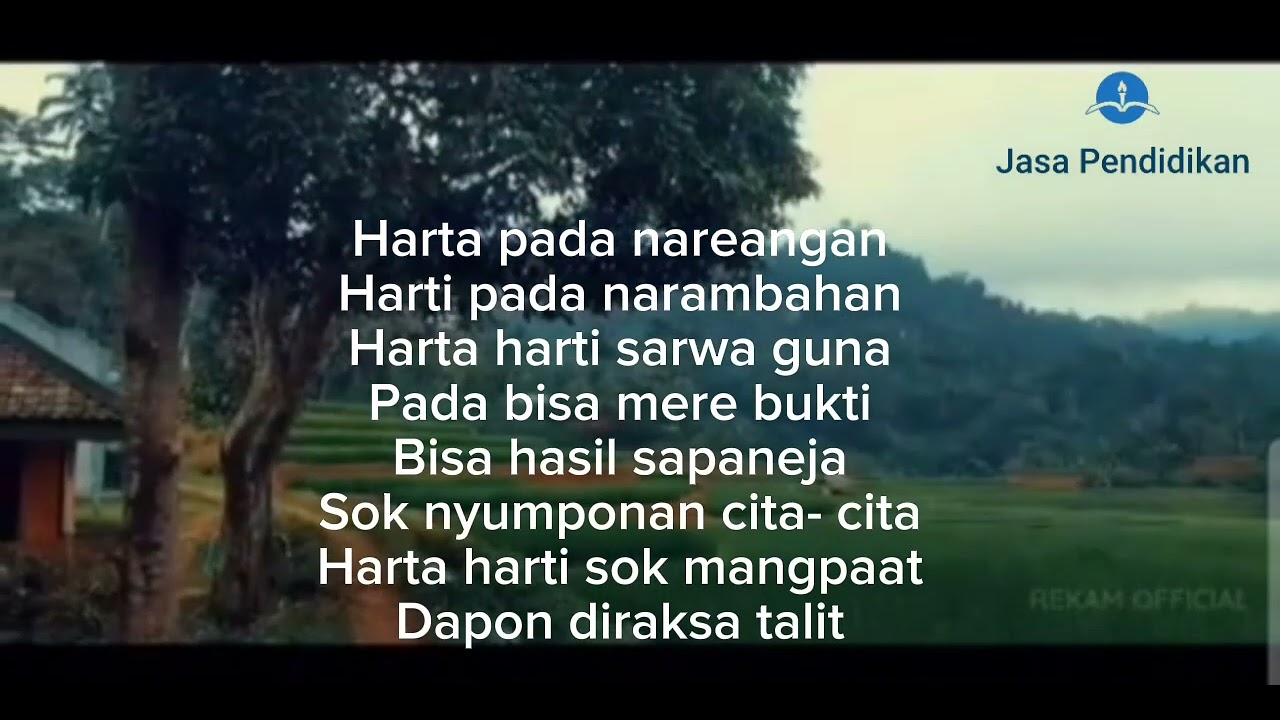 Pupuh Sinom Harta pada nareangan