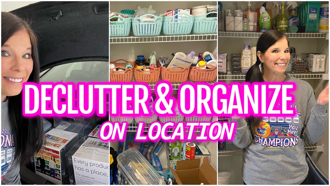 STORAGE CLOSET DECLUTTER AND ORGANIZE! Closet Organization Ideas | Minimize  #declutterandorganize