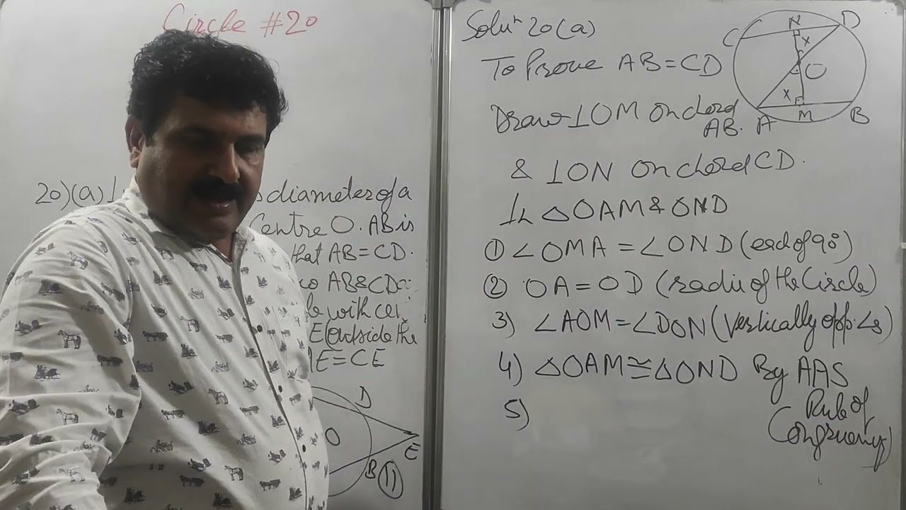 Circle #20 with Rajeev Sir #Class9 #ICSE #Part20 #maths #rajeevsir #exercise14.1 Q. 20