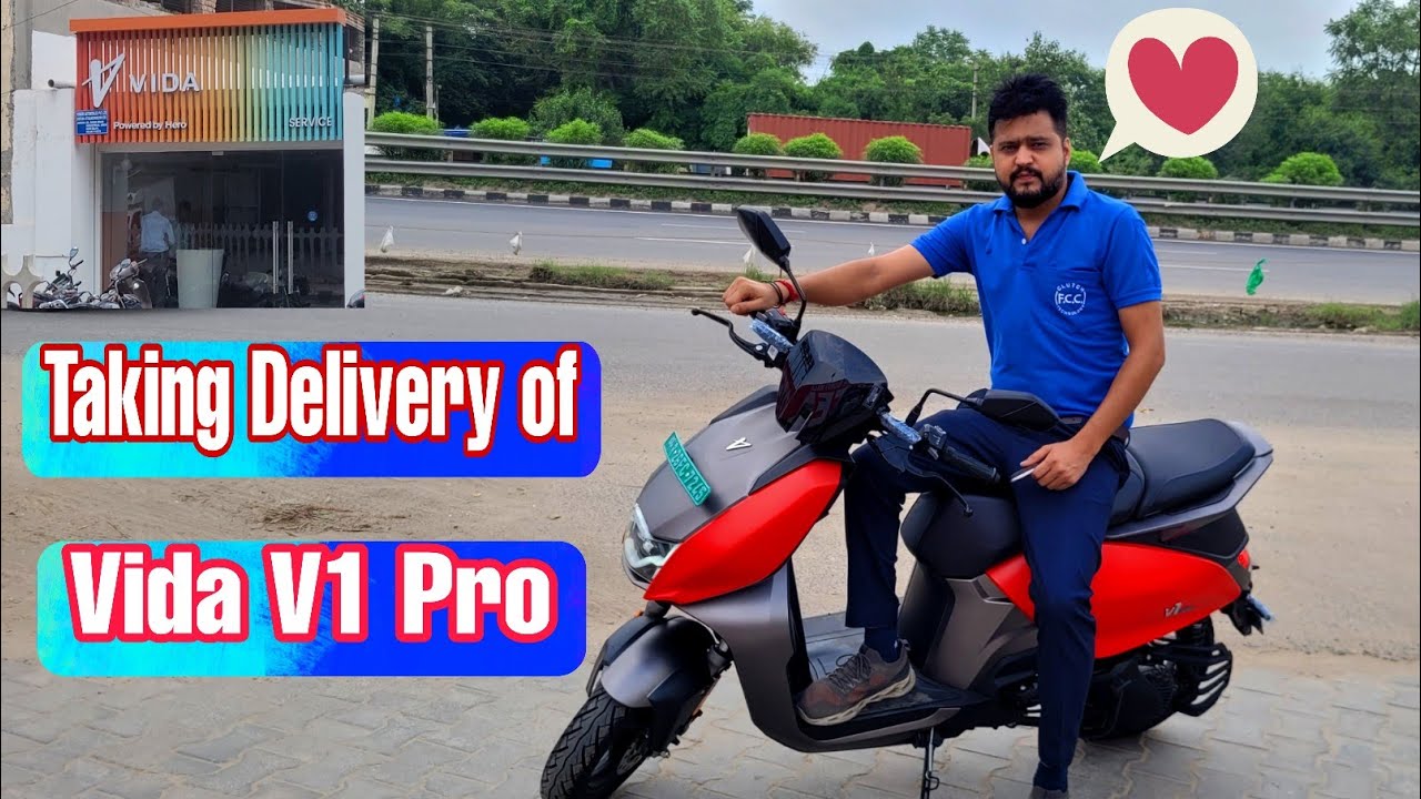 Taking Delivery of Hero Vida V1 Pro & all features. @दिल्ली रामा रोड.