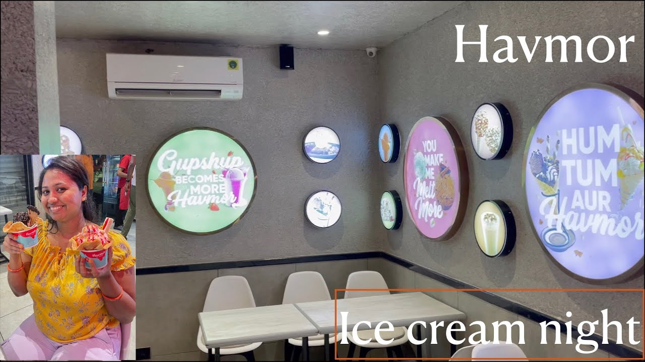 Havmor Havfunn Ice cream parlour Adyar || Ice cream night