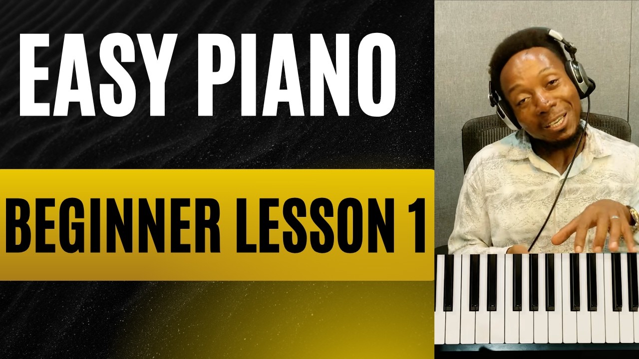 Piano Beginner Lesson 1 : Hatua ya kwanza kujifunza kinanda
