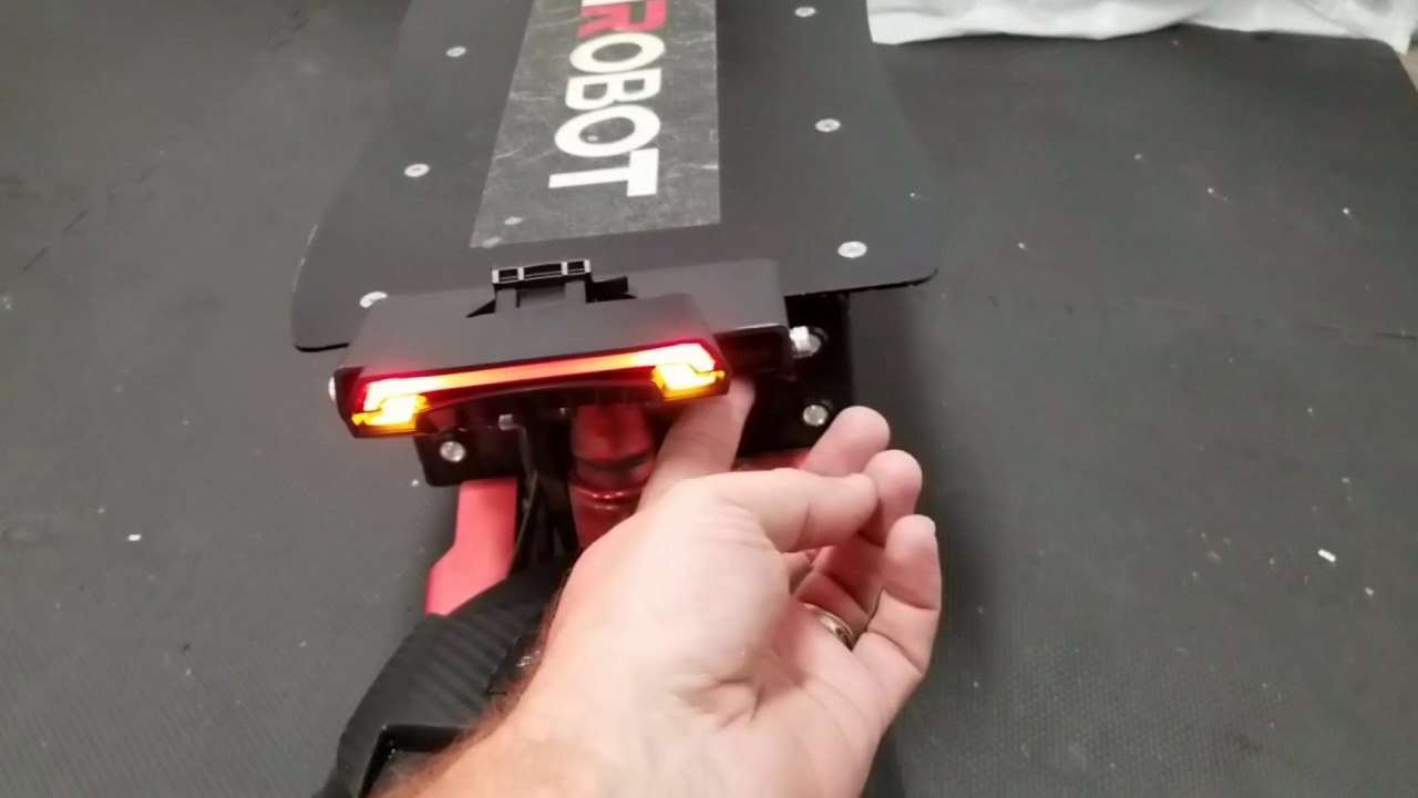 How I added turn signals to my electric scooter. motorized scooter. nanrobot.
