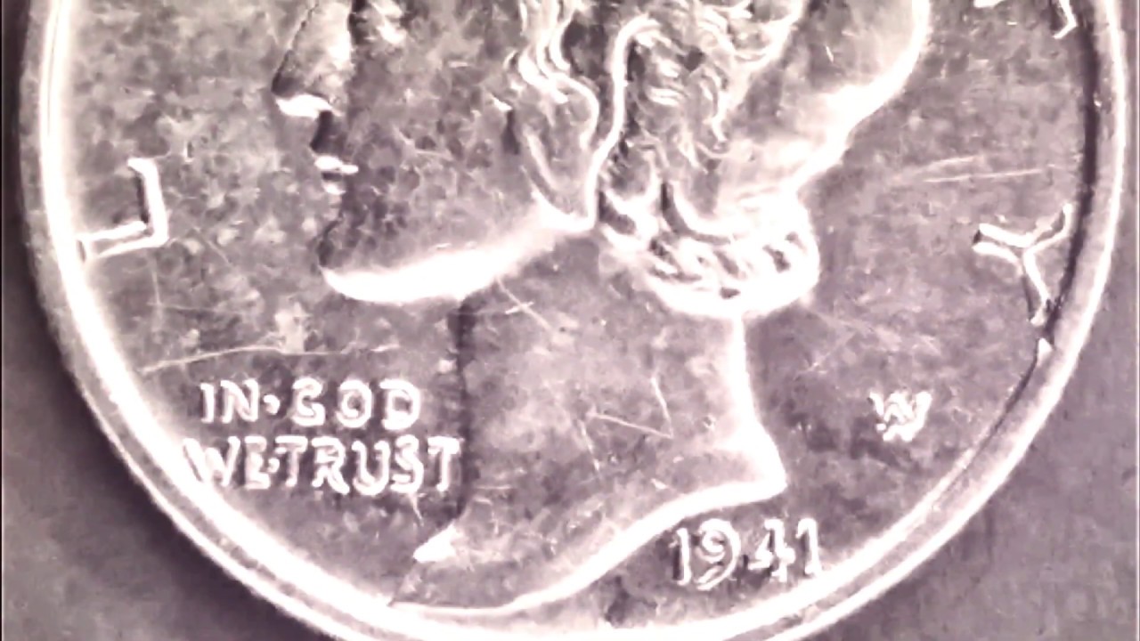 1941 MERCURY DIME, $2 IN AVERAGE CONDITION, $25 IN CERTIFIED MINT STATE (AS OF DECEMBER 2018)