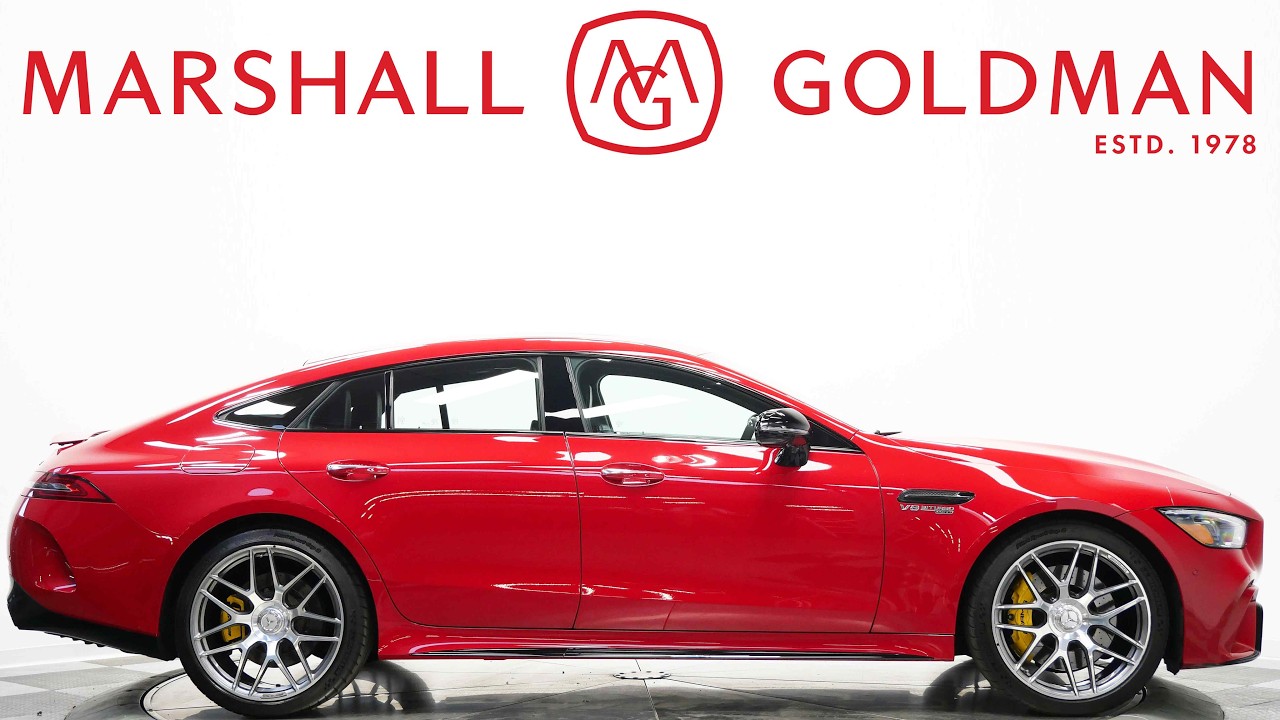 2019 Mercedes-Benz GT 63 in Jupiter Red over Black for sale