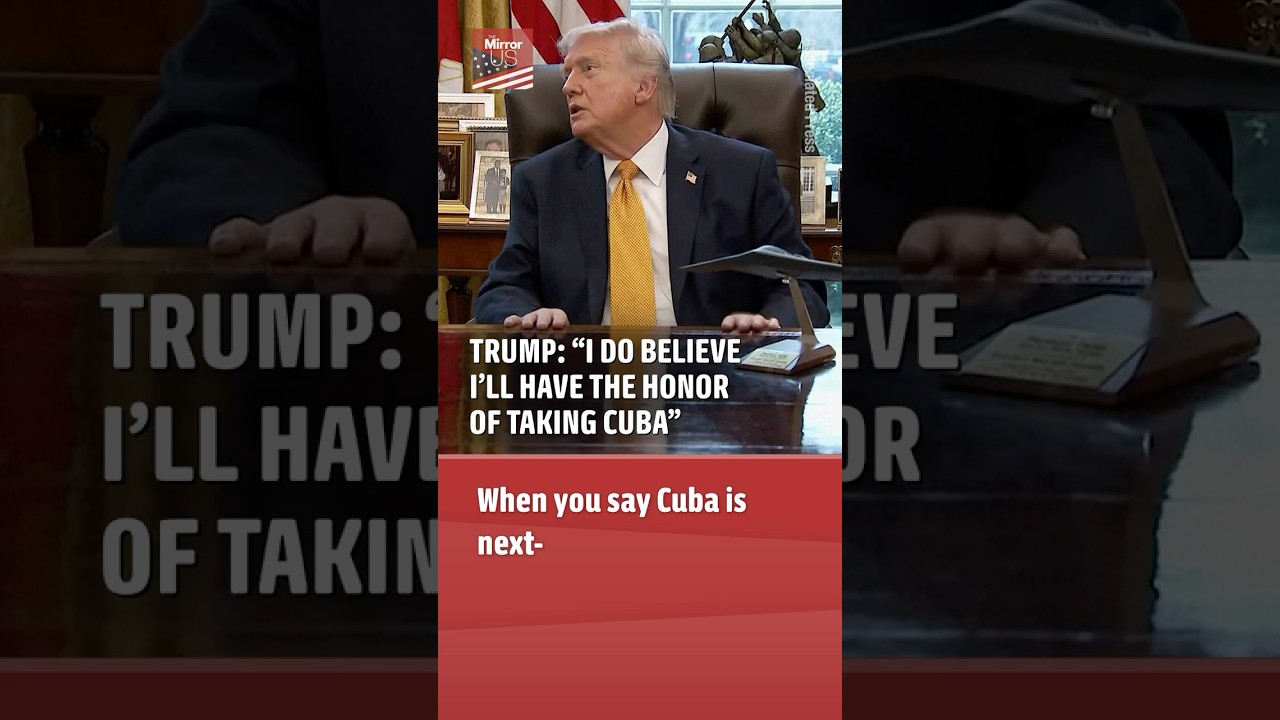 Трамп напрямую угрожает захватить Кубу #trump #news #cuba #venezuela #caribbean #politics