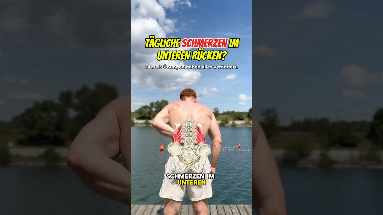 Diese 5 &Uuml;bungen haben meine R&uuml;ckenschmerzen gel&ouml;st 🔓 | Mobility f&uuml;r den unteren R&uuml;cken #r&uuml;ckenfit