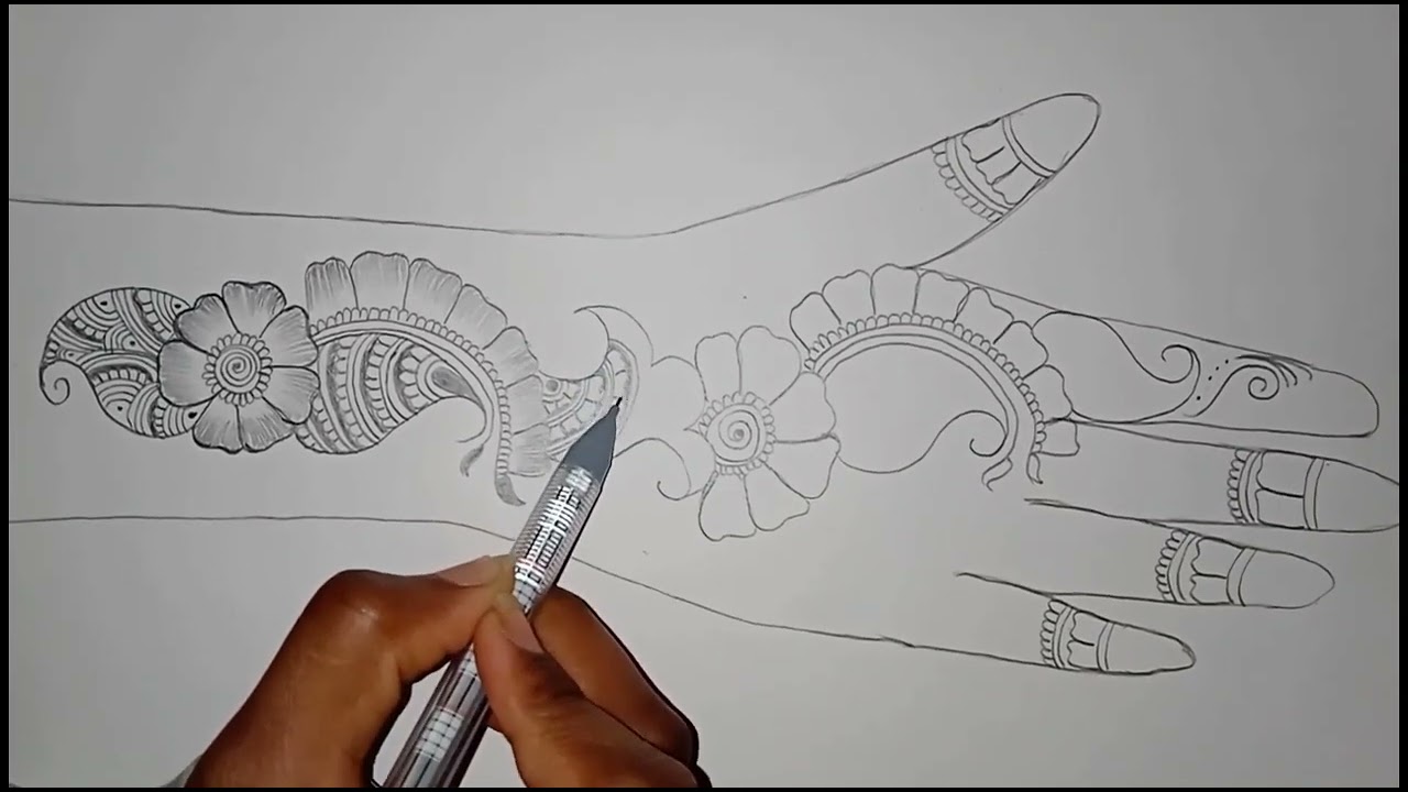 Mehndi design for beginners #youtube #mehndi 