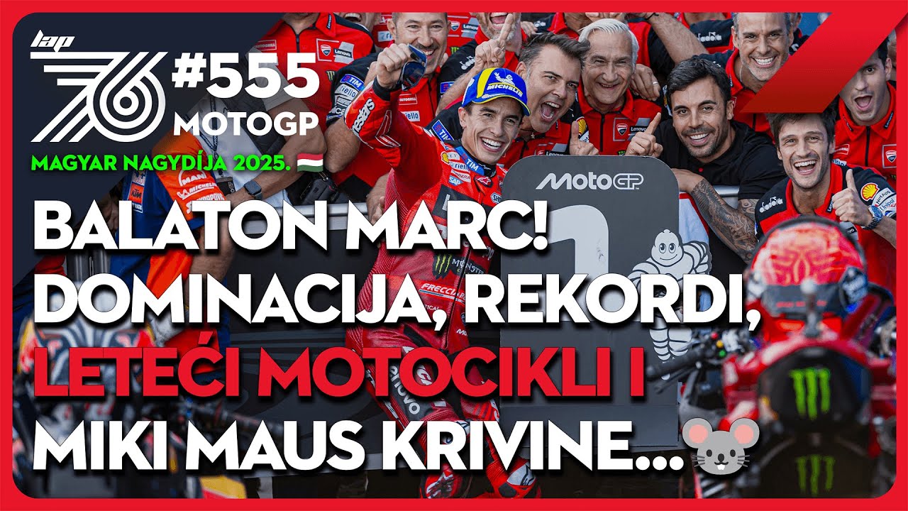 Lap 76 #556 Marc Marquez u svom svetu osvojio i Mađarsku. Koraci istorije...jo&scaron; dve pobede do 100! 🔥