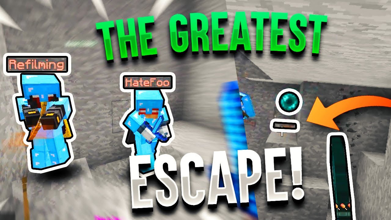THE GREATEST ESCAPE FROM ZIGY/HATEFOO'S BASE... *CLUTCH PEARL* | Minecraft HCF