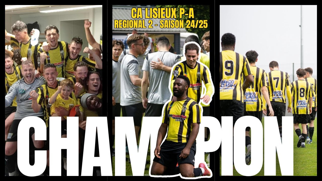 VLOG SUR LE SACRE DE MON CLUB ( C.A LISIEUX ) EN REGIONAL 2